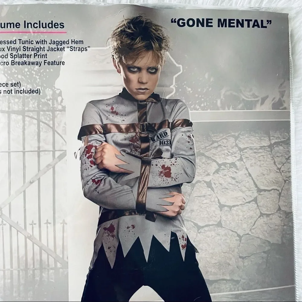 NWT Mischief & Mayhem Gone Mental Costume‎ Boys S